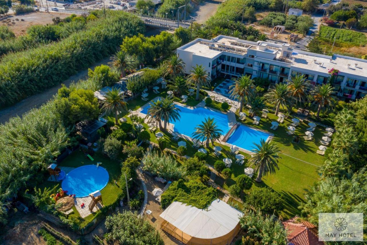 May Beach Hotel Rethymno Exteriör bild