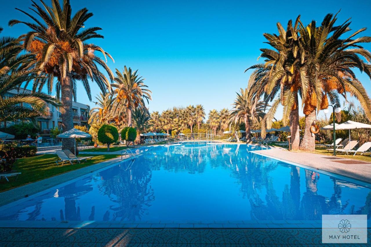 May Beach Hotel Rethymno Exteriör bild