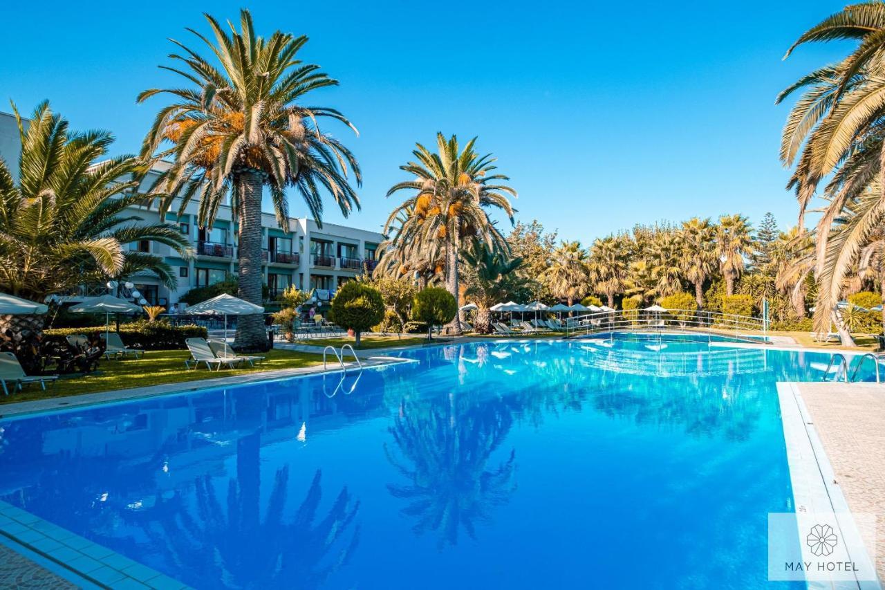 May Beach Hotel Rethymno Exteriör bild