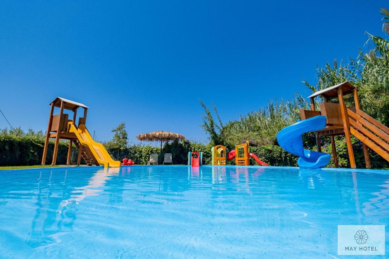 May Beach Hotel Rethymno Exteriör bild