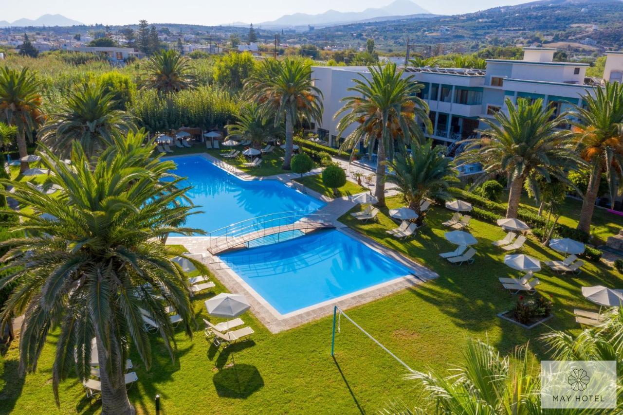May Beach Hotel Rethymno Exteriör bild