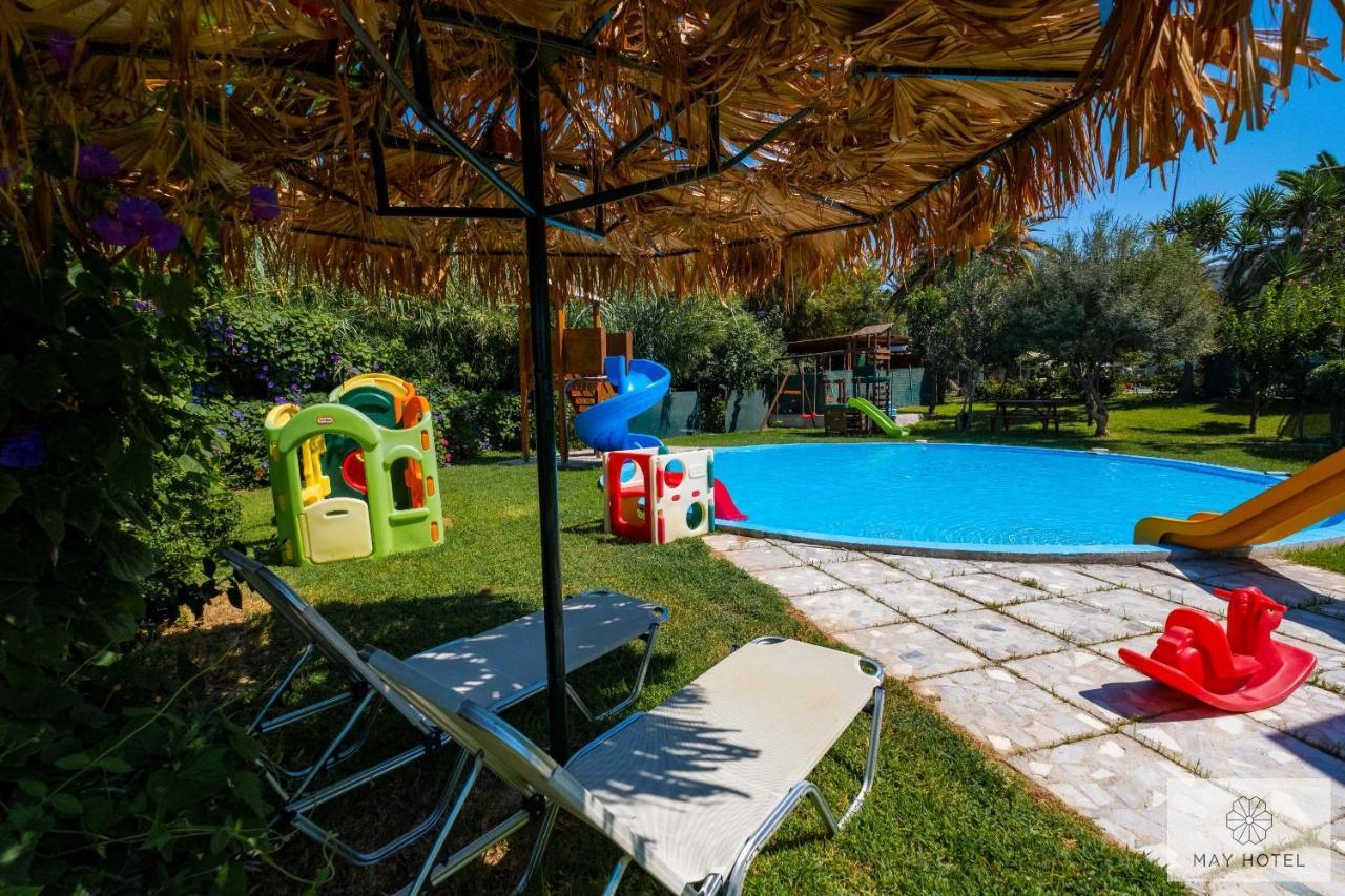 May Beach Hotel Rethymno Exteriör bild