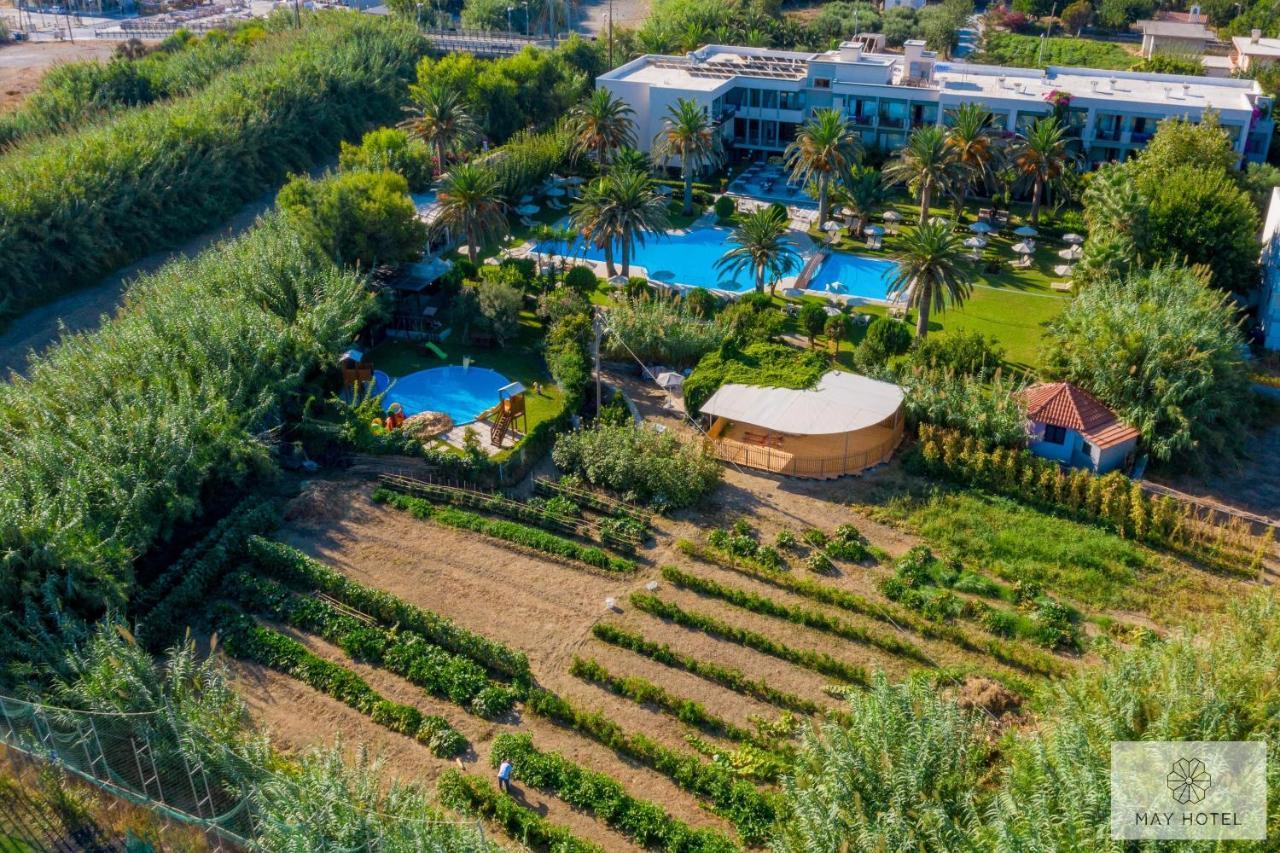 May Beach Hotel Rethymno Exteriör bild