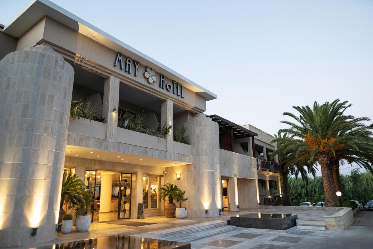 May Beach Hotel Rethymno Exteriör bild
